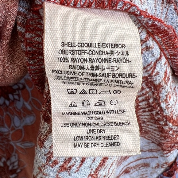 Free People Birds of a Feather Long Sleeve Blouse NWOT - Picture 8 of 9